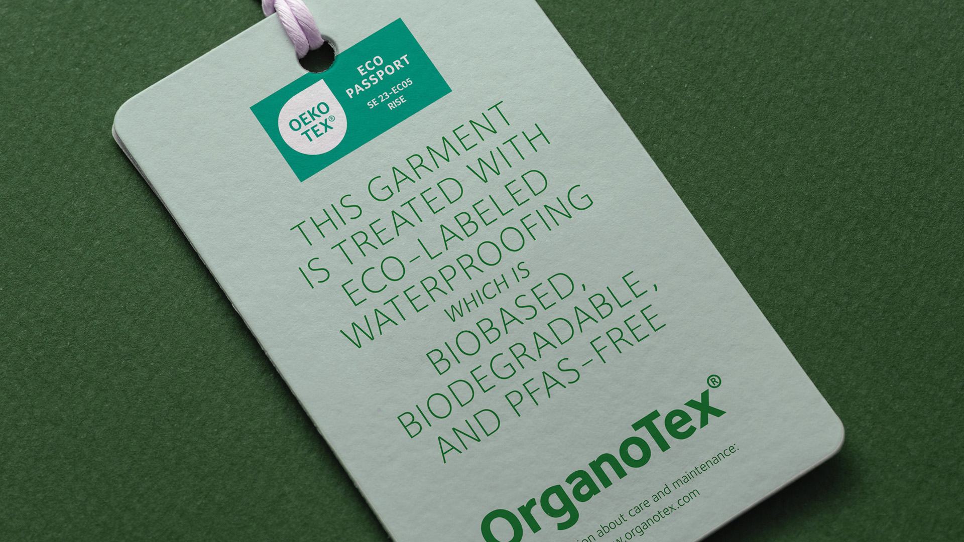 Information about the Certification ECO PASSPORT by OEKO-TEX<sup>®</sup>