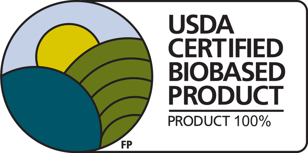 OrganoTex Textile Waterproofing is eco-labelled with USDA Certified Biobased Product 100%